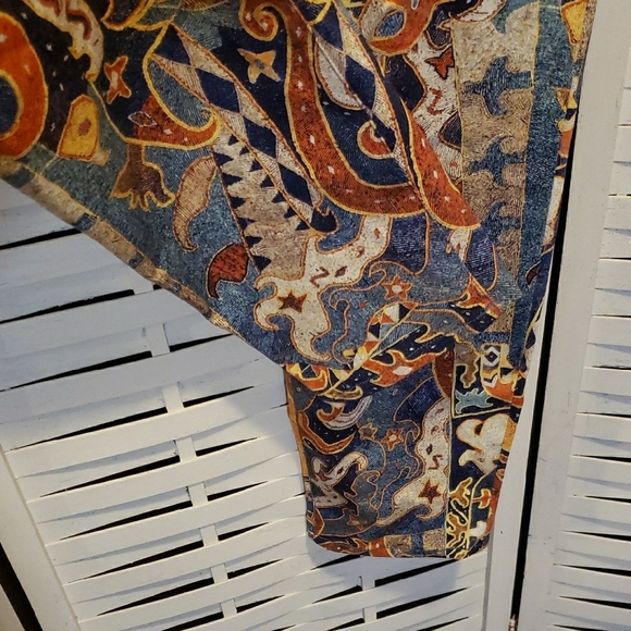 Colorful Paisley Women Jeans - Picture 4 of 7